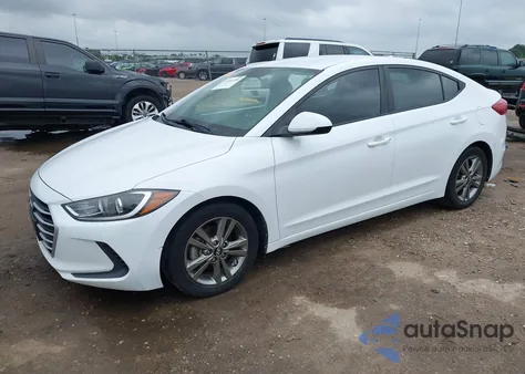 2018 Hyundai Elantra Sel из США, поврежденный, VIN 5NPD84LF2JH391013